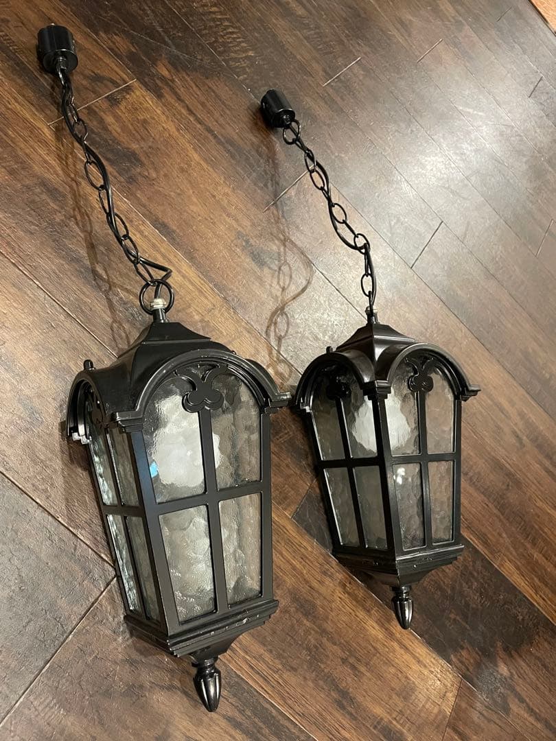 ペンダイトライト 街灯 照明 ダクトレール 間接照明 ２個セット ヴィンテージ