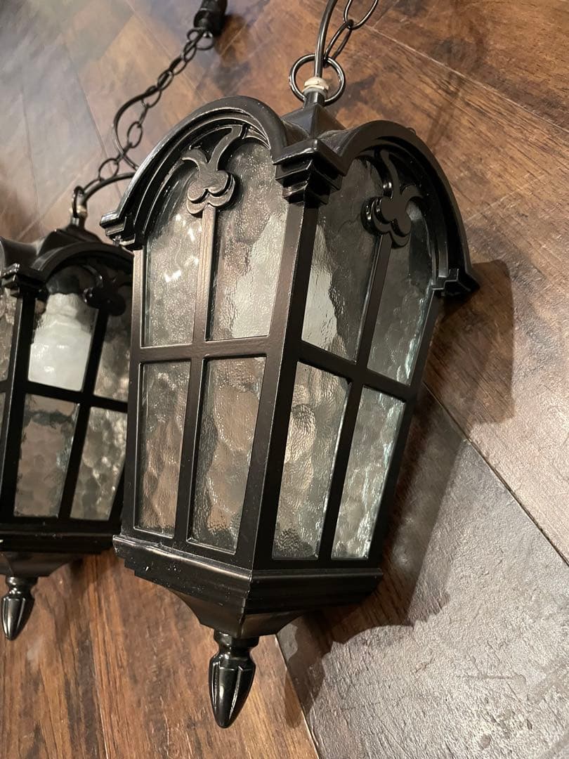 ペンダイトライト 街灯 照明 ダクトレール 間接照明 ２個セット ヴィンテージ