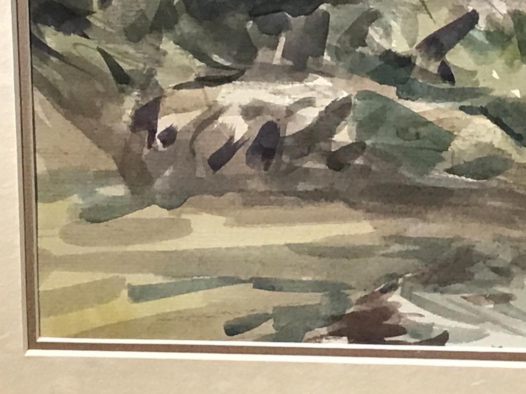 値下げ❗️ 陳芸氏の水彩画　作品　身近に自然を感じてみませんか？