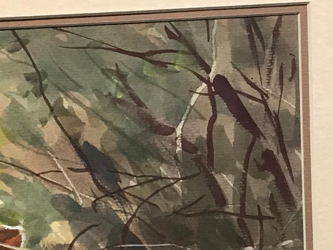 値下げ❗️ 陳芸氏の水彩画　作品　身近に自然を感じてみませんか？