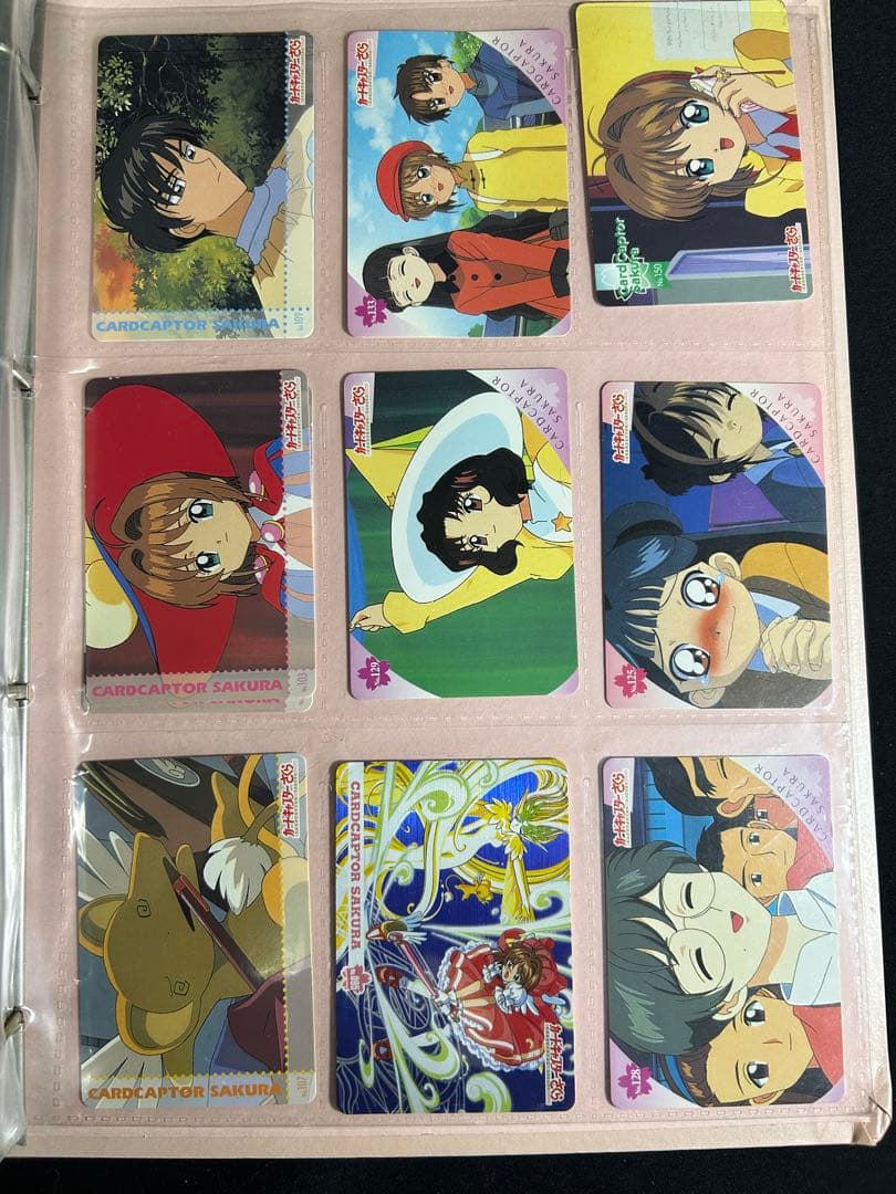 公*o様 【10】カードキャプターさくらトレカ 公式バインダー カードまとめて7