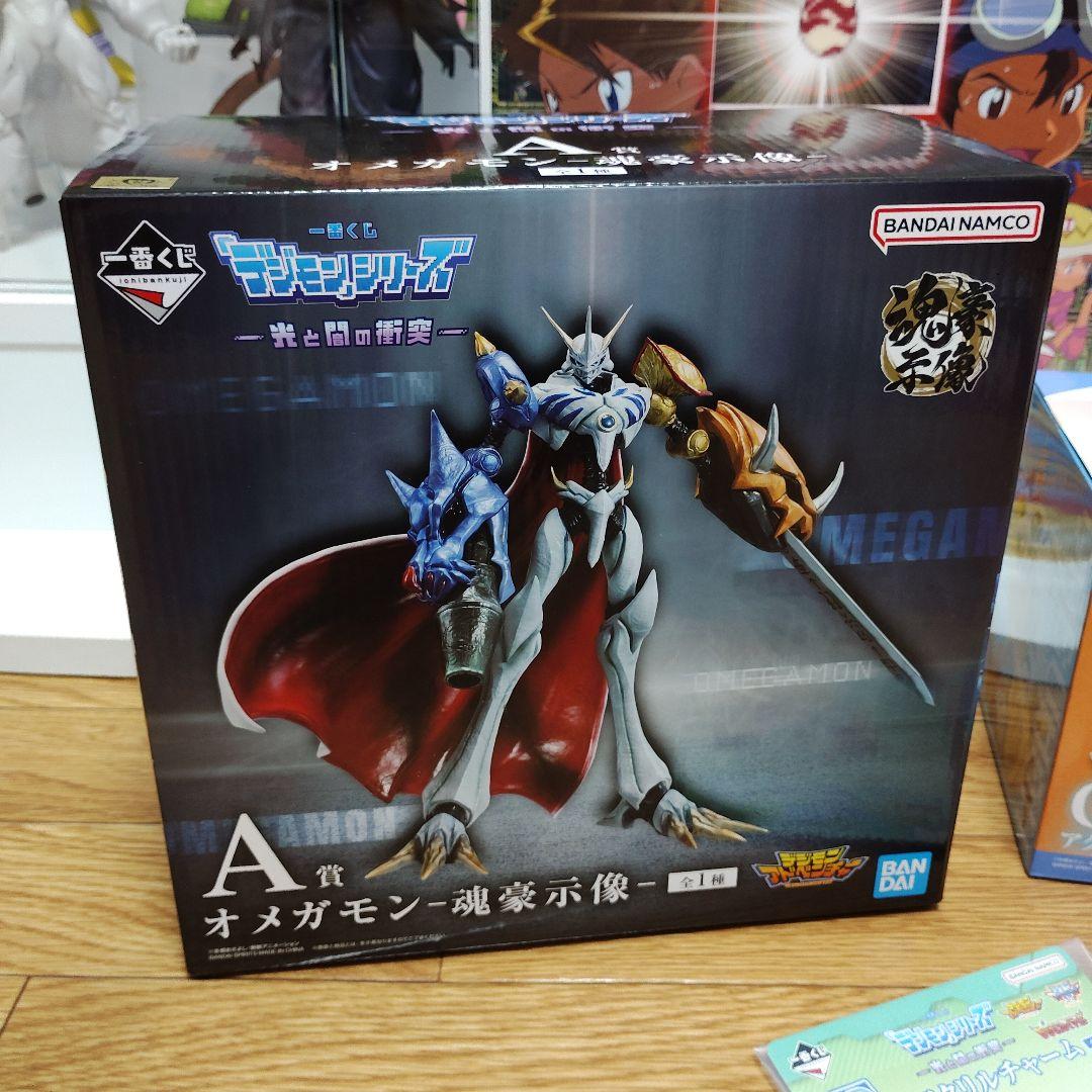 一番くじ デジモン A賞オメガモン C賞 D賞 F賞セット