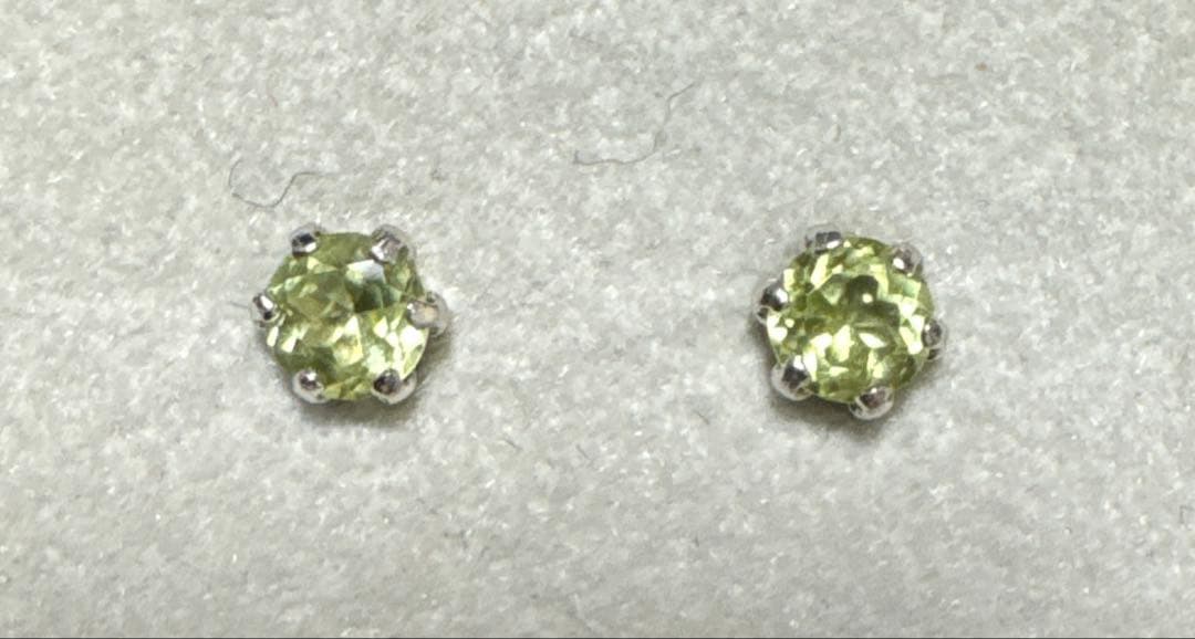 マリガーネット ピアス PT900 3mm