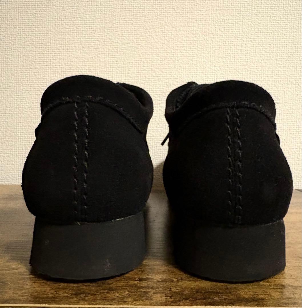 Clarks クラークス ワラビー ゴアテックス ブラックスエード