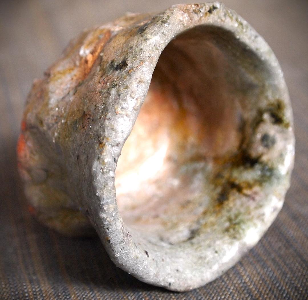 人気作家★水谷渉【師：中川自然坊＆鯉江良二】赤楽ぐい呑み