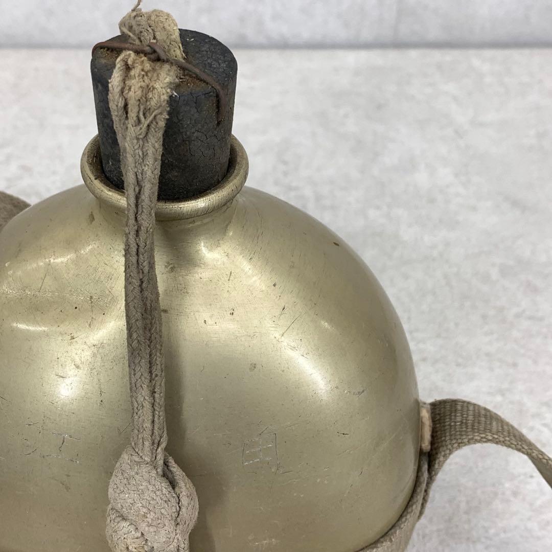 【Cy'shops】旧日本軍将校鞄 星印 水筒 当時物 時代物