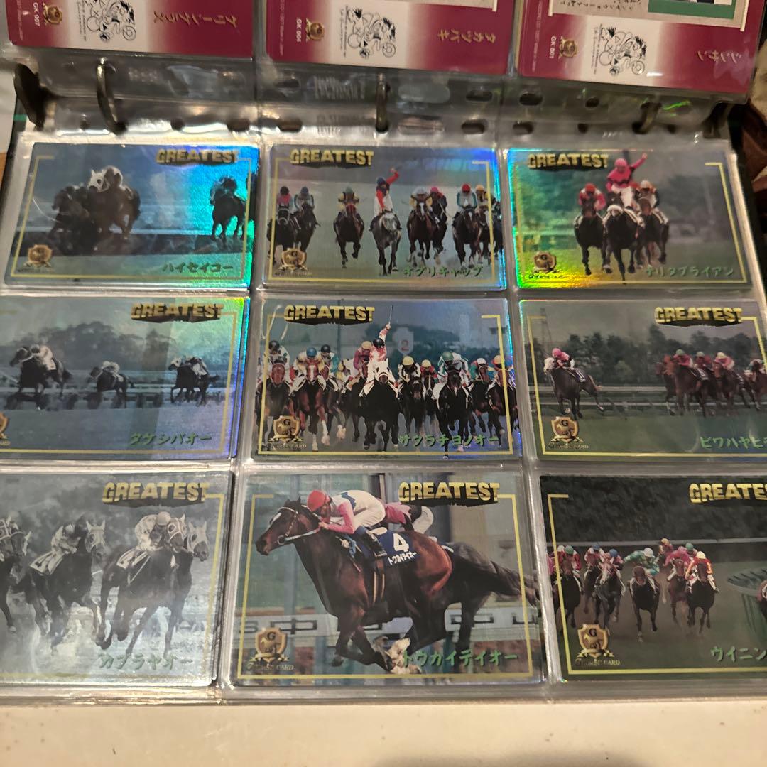 競馬　GIホースカード　大量350枚以上　オマケ　仮面ライダーホルダー