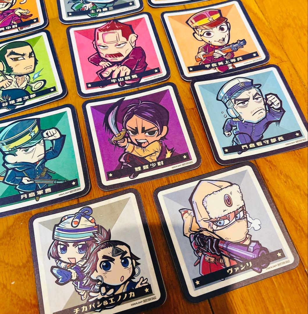 ゴールデンカムイ 黄金喫茶 コースター 14枚セット