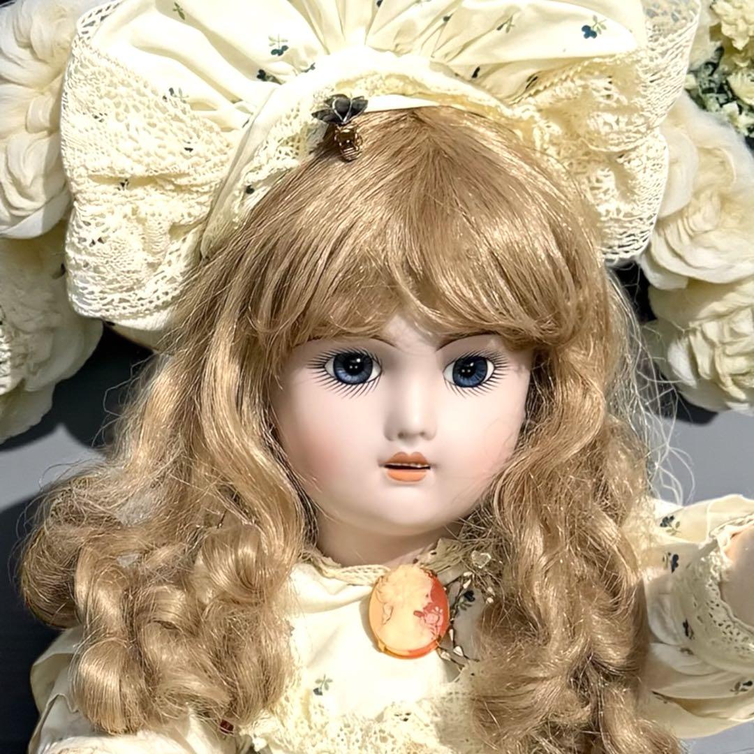 ようこ ビスクドール エデン べべ ホワイト ドレス ボネ 箱 証明書