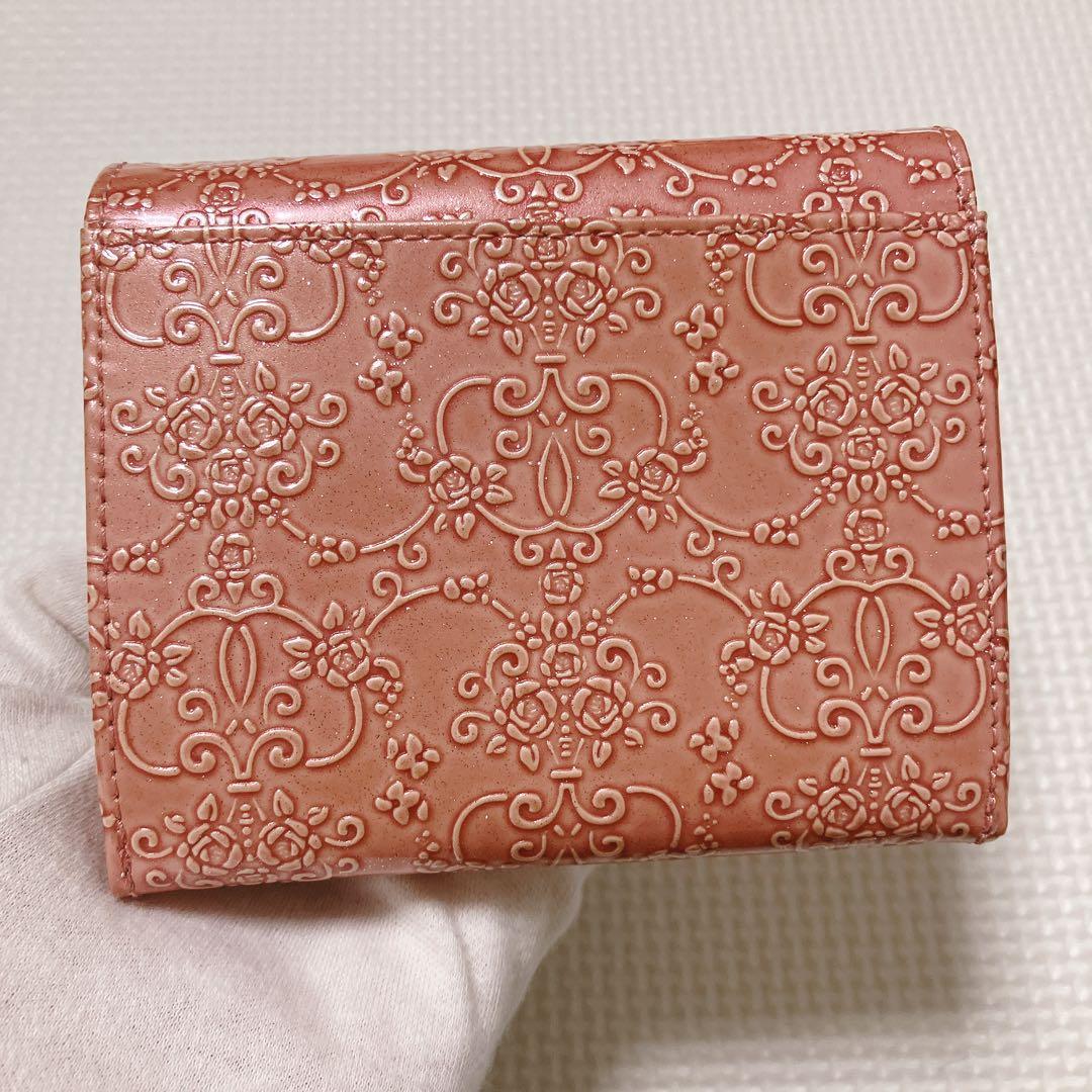 未使用　ANNA SUI アナスイ　二つ折り財布　ルーミー ピンク
