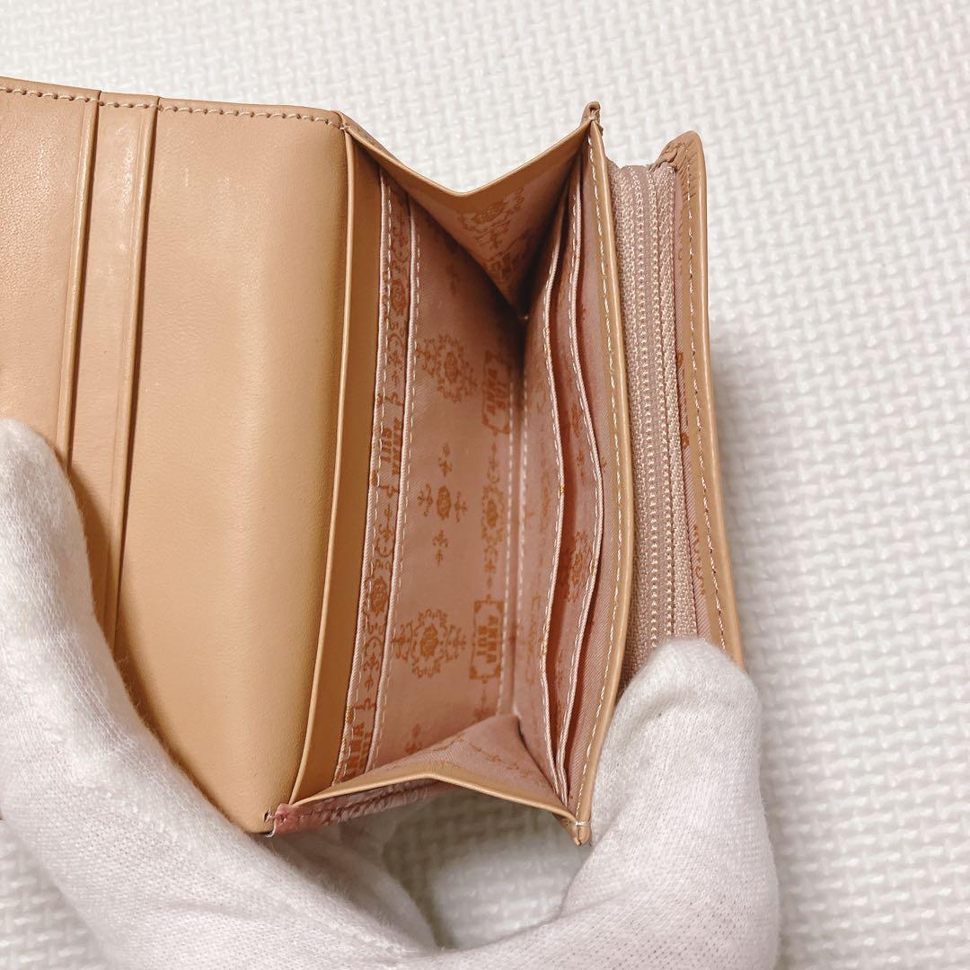 未使用　ANNA SUI アナスイ　二つ折り財布　ルーミー ピンク