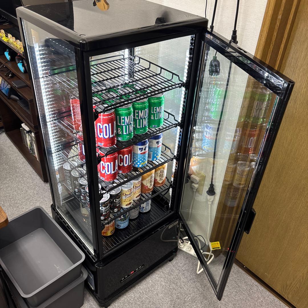 【購入不可】たつ:4面冷蔵ショーケース105L R4G-105SLB