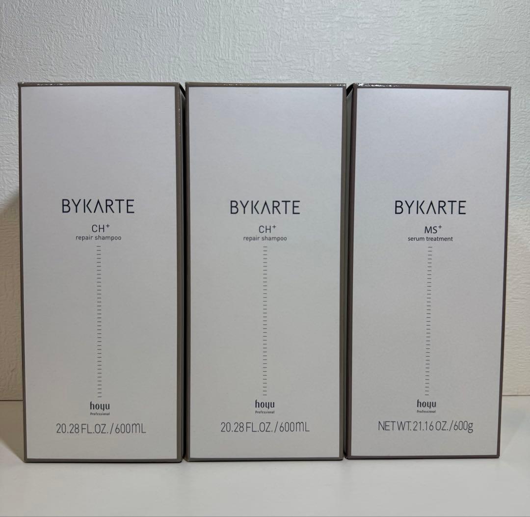 バイカルテ　シャンプーCH×2 & トリートメントMS ×1セット【600ml】