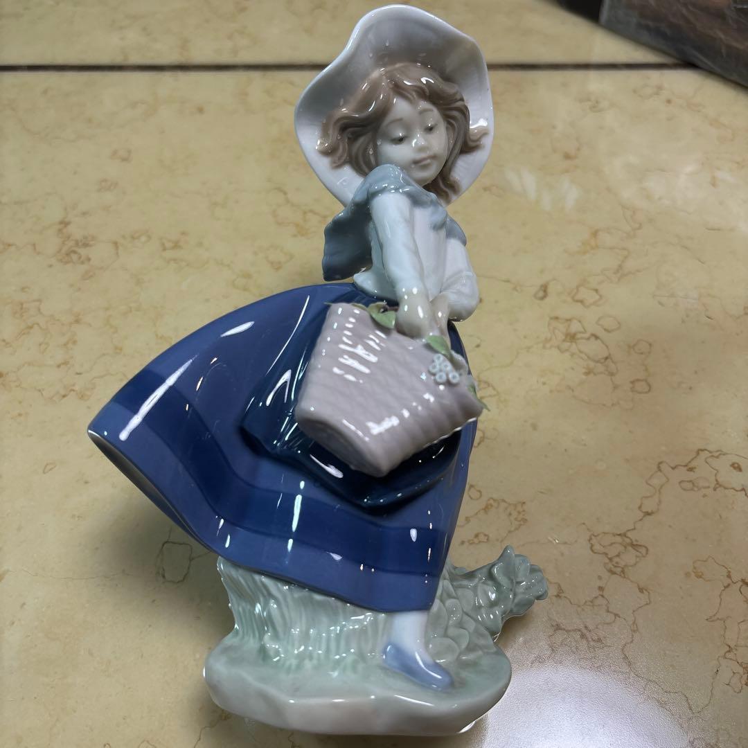 リヤドロ　きれいな花ばかり　アンティーク　陶器　雑貨