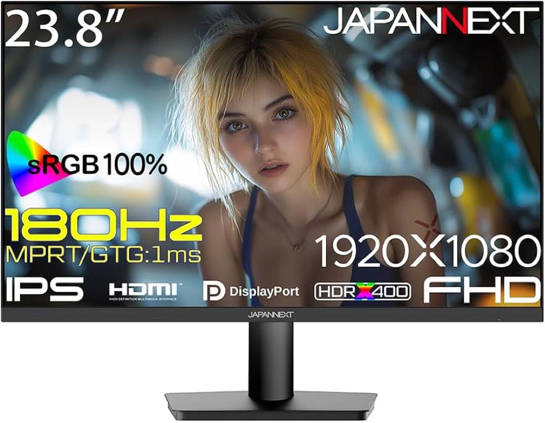 JAPANNEXT GEO 限定モデル23.8インチ IPS FHD モニター