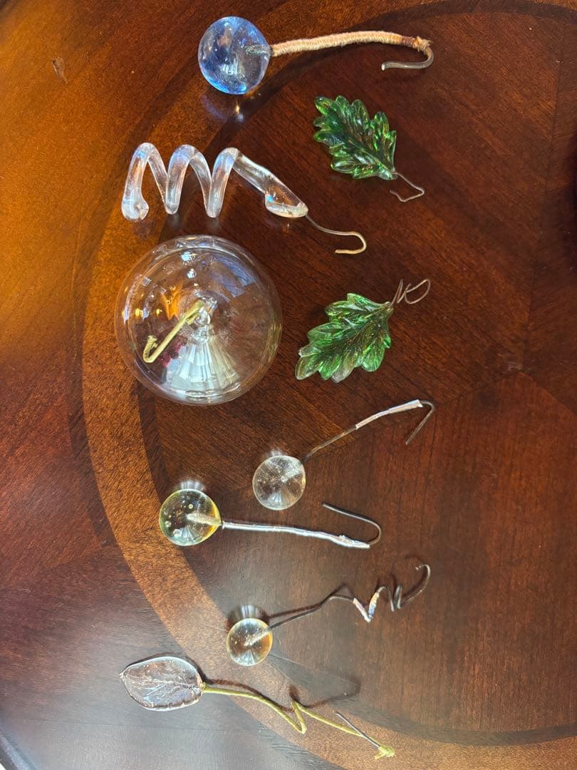 ヴィンテージ ムラーノガラス オーナメント 9点 米国アンティークショップ購入品