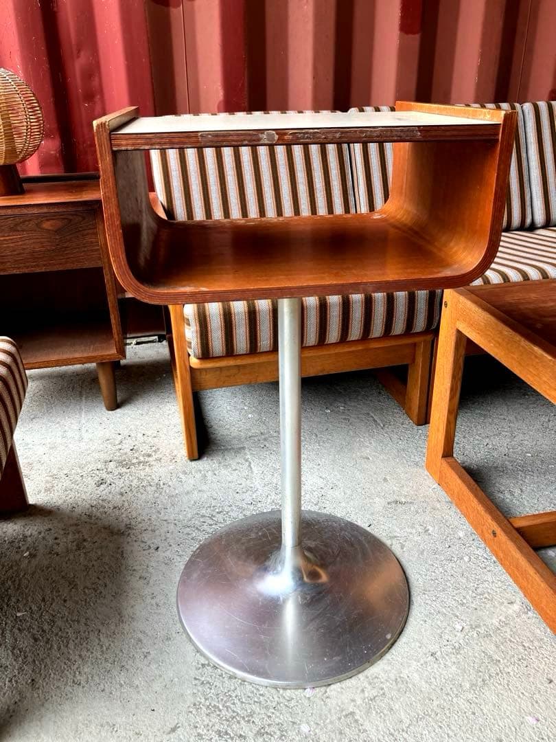 天童木工　サイドテーブル オープンシェルフ付