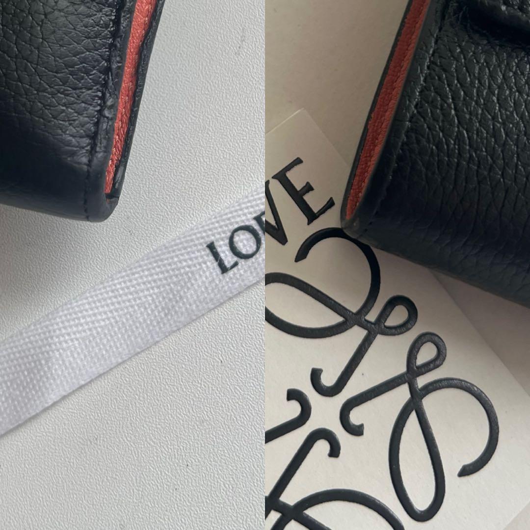33 美品 LOEWE ロエベ 3つ折り財布