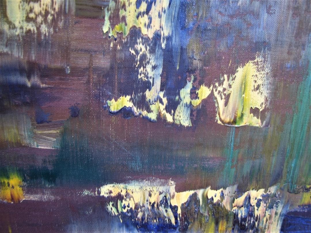 ブラッシュストロークの現代作家,大澤哲郎「untitled to-304」12号