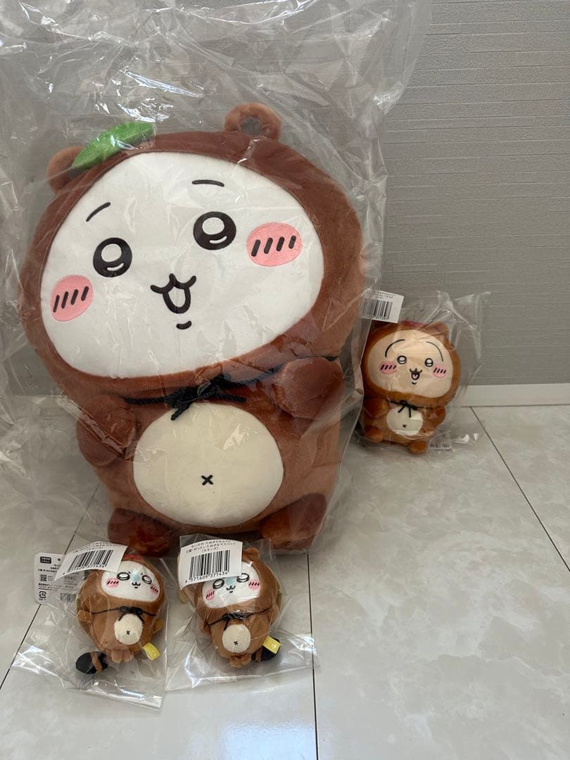 ちいかわ たぬきだもんくじ A賞 ちいかわ　B賞うさぎ　C賞モモンガ　2個セット