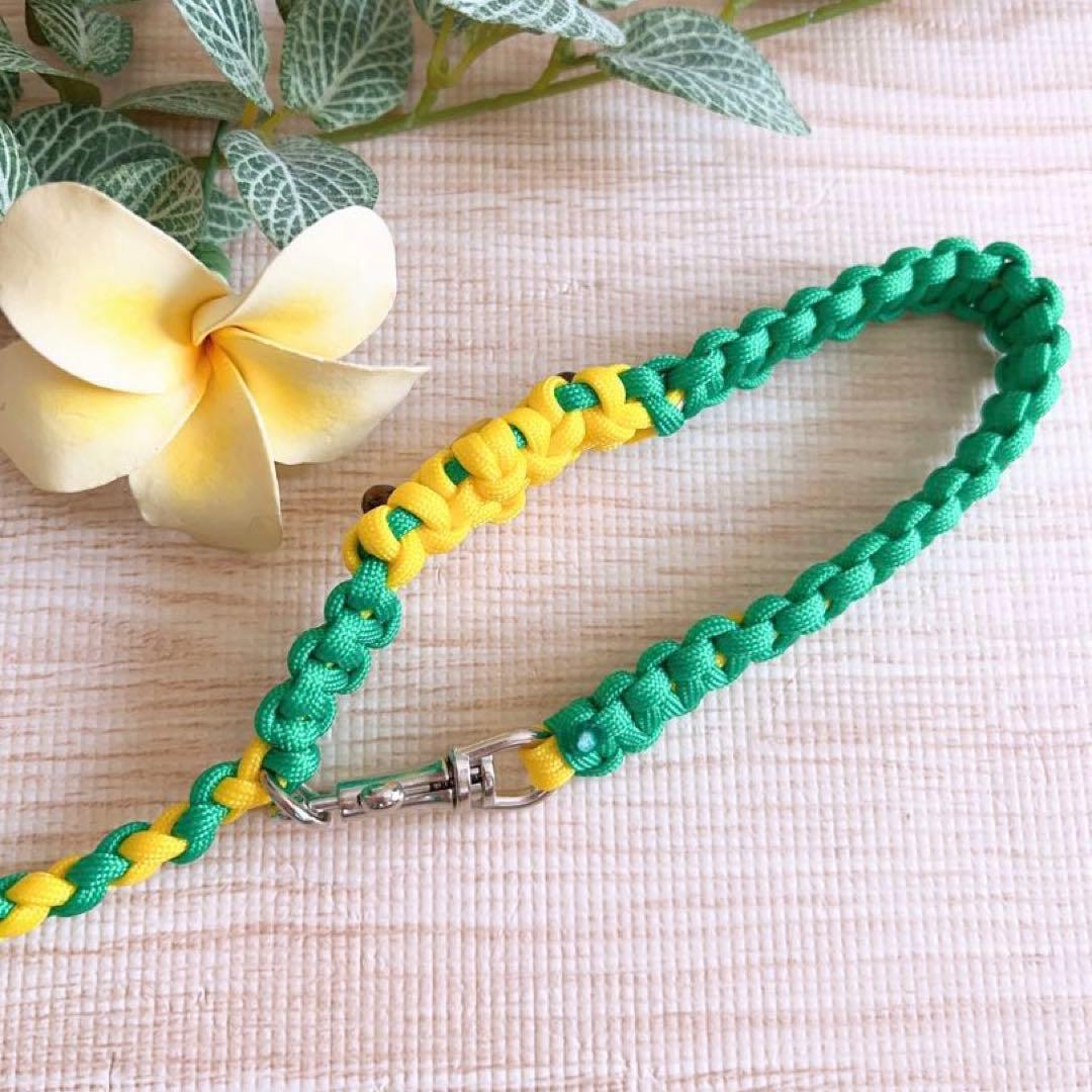 パラコードリード　ハーフチョーク　ひまわり　No.0172