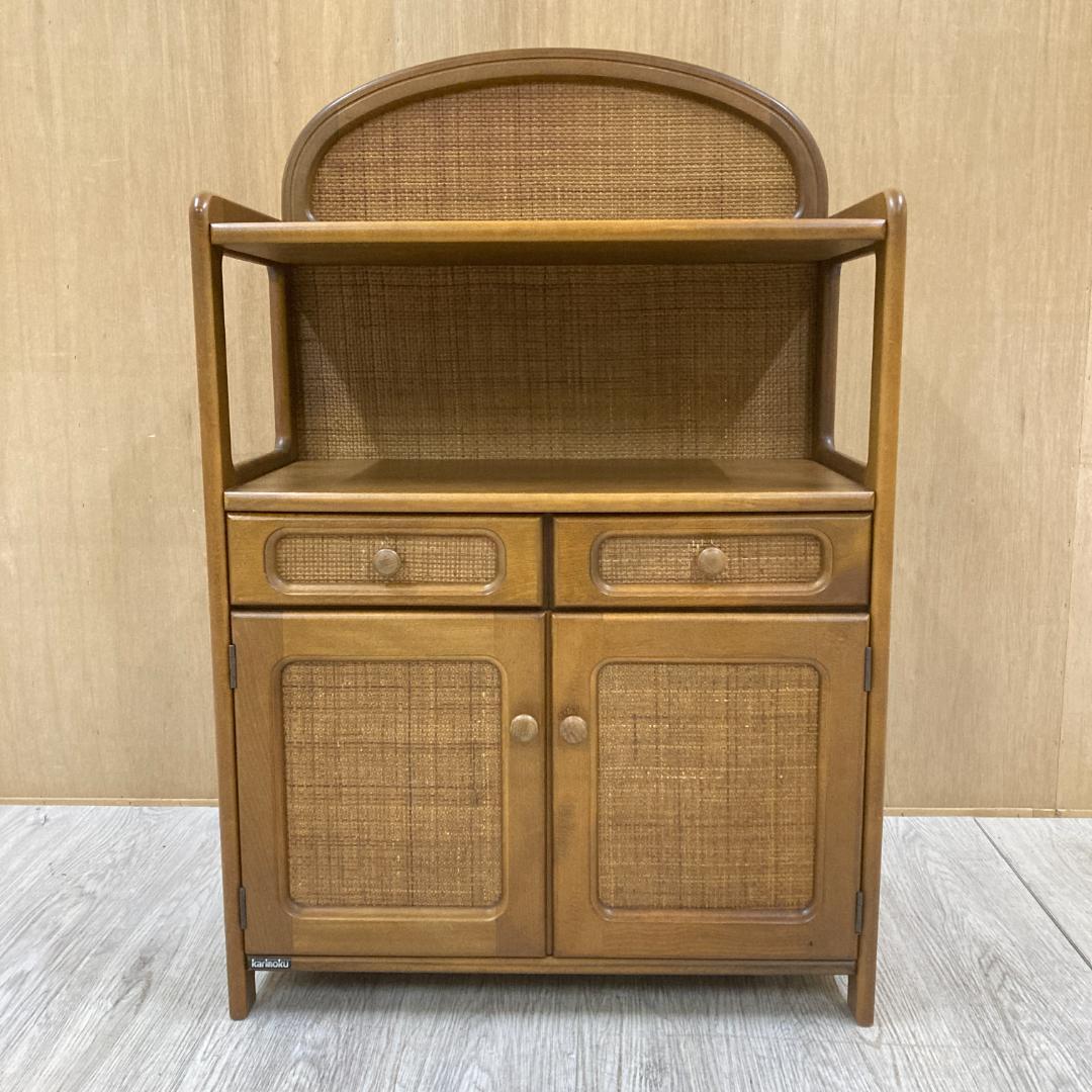 【カリモク】キャビネット　サイドボード　電話台　FAX台