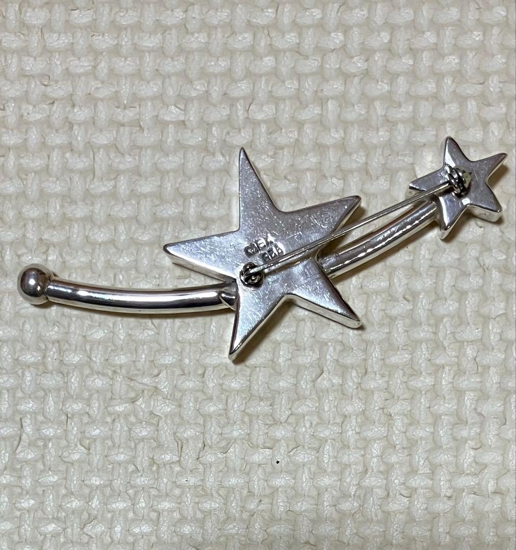 kuririn様売約済　Mexicosilver流れ星ブローチ ペンダントトップ