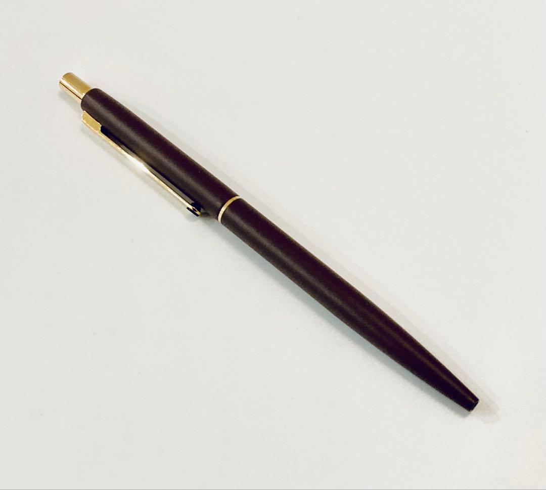 ドイツ製◆モンブラン 高級ボールペン Sライン MONTBLANC 1980s茶
