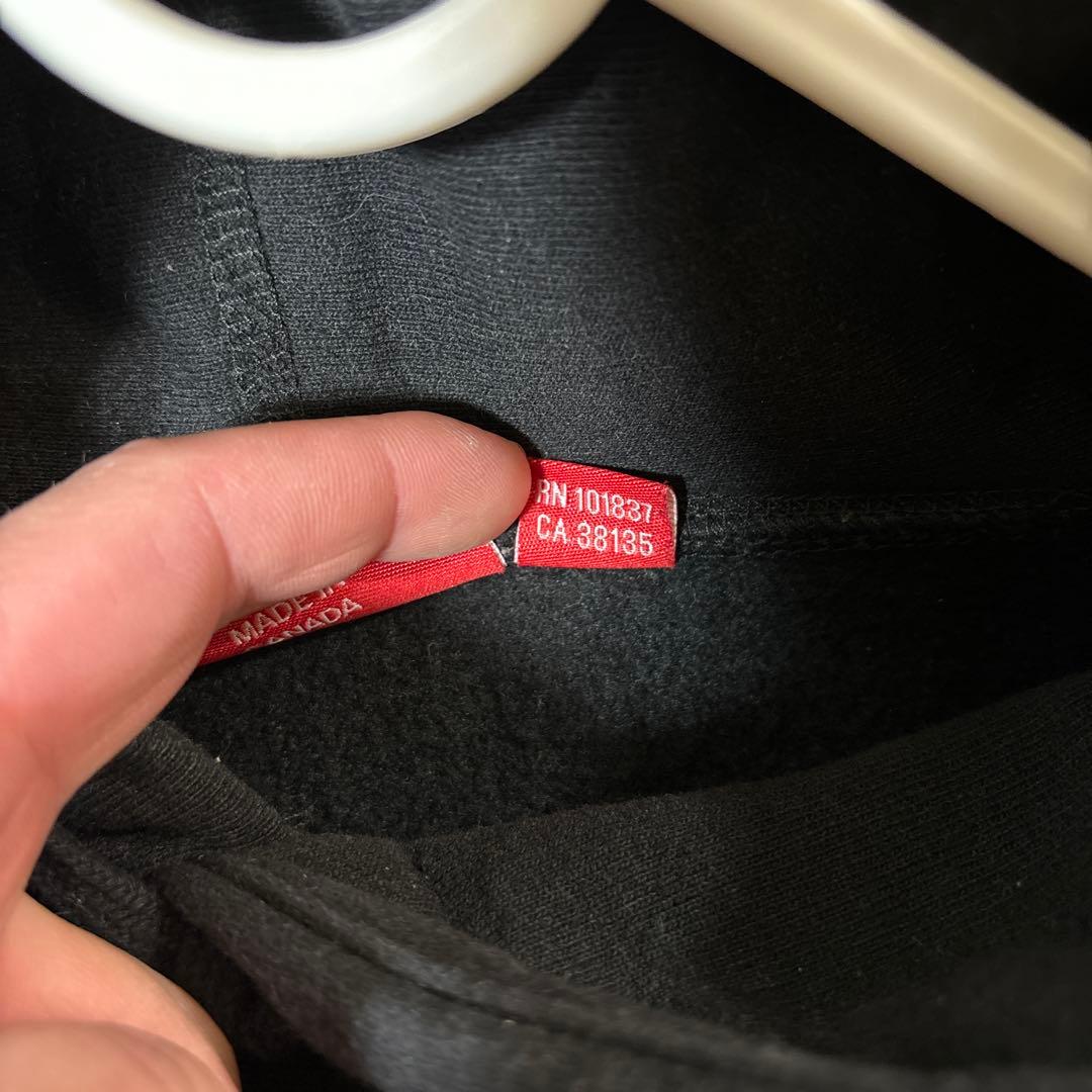 Supreme ブラック パーカー