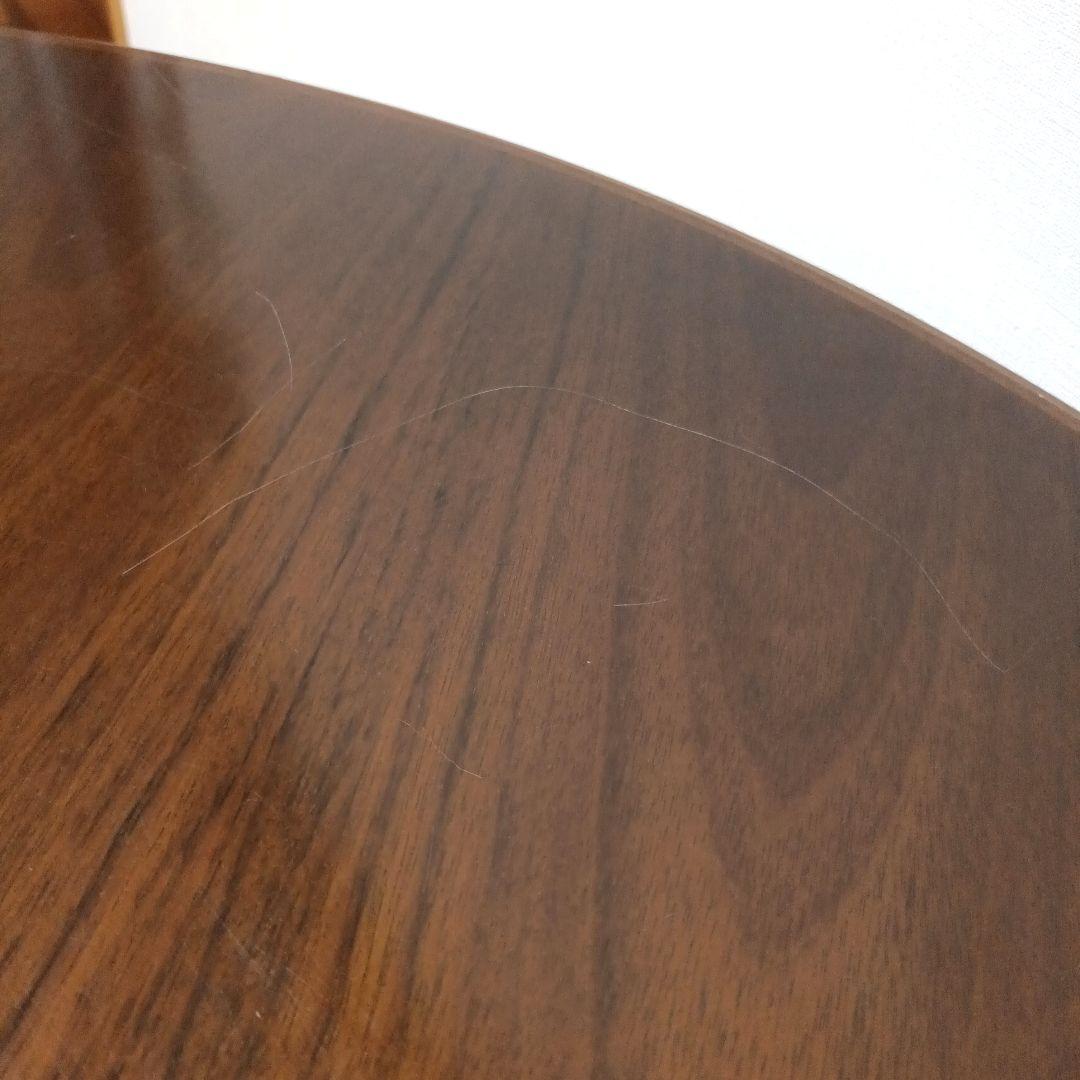 カリモク　コロニアル　ダイニングテーブル　ラウンド　円卓　レトロ　ヴィンテージ