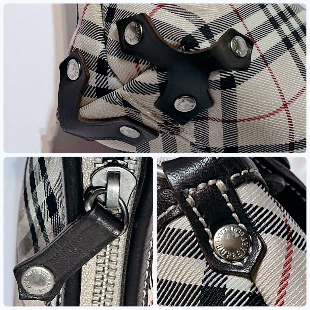 【希少 美品】バーバリーブルーレーベル ノバチェック 2way ショルダーバック