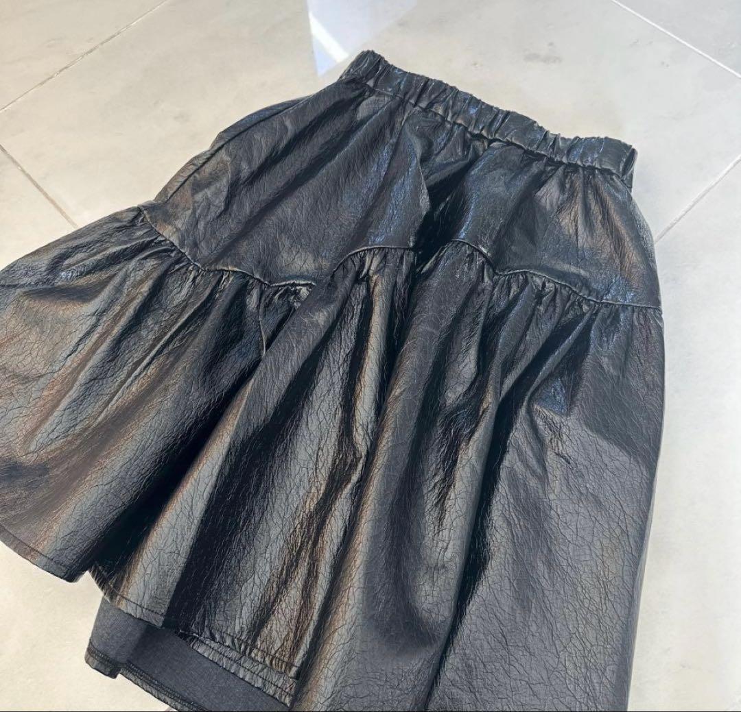 マチャット　エコレザースカート