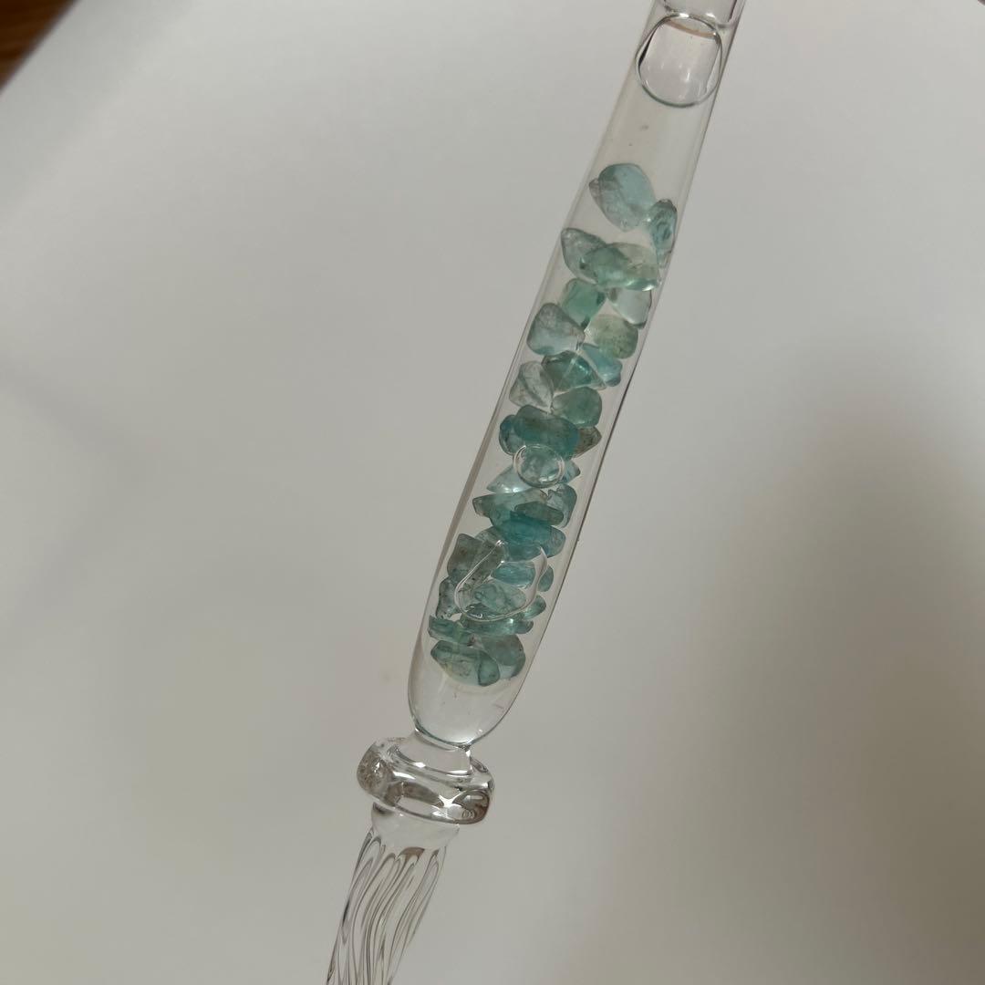 ストームグラス　アパタイト　ガラスペン　万年筆　インク