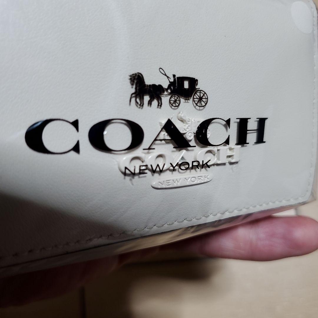 COACH オフホワイト 二つ折り財布