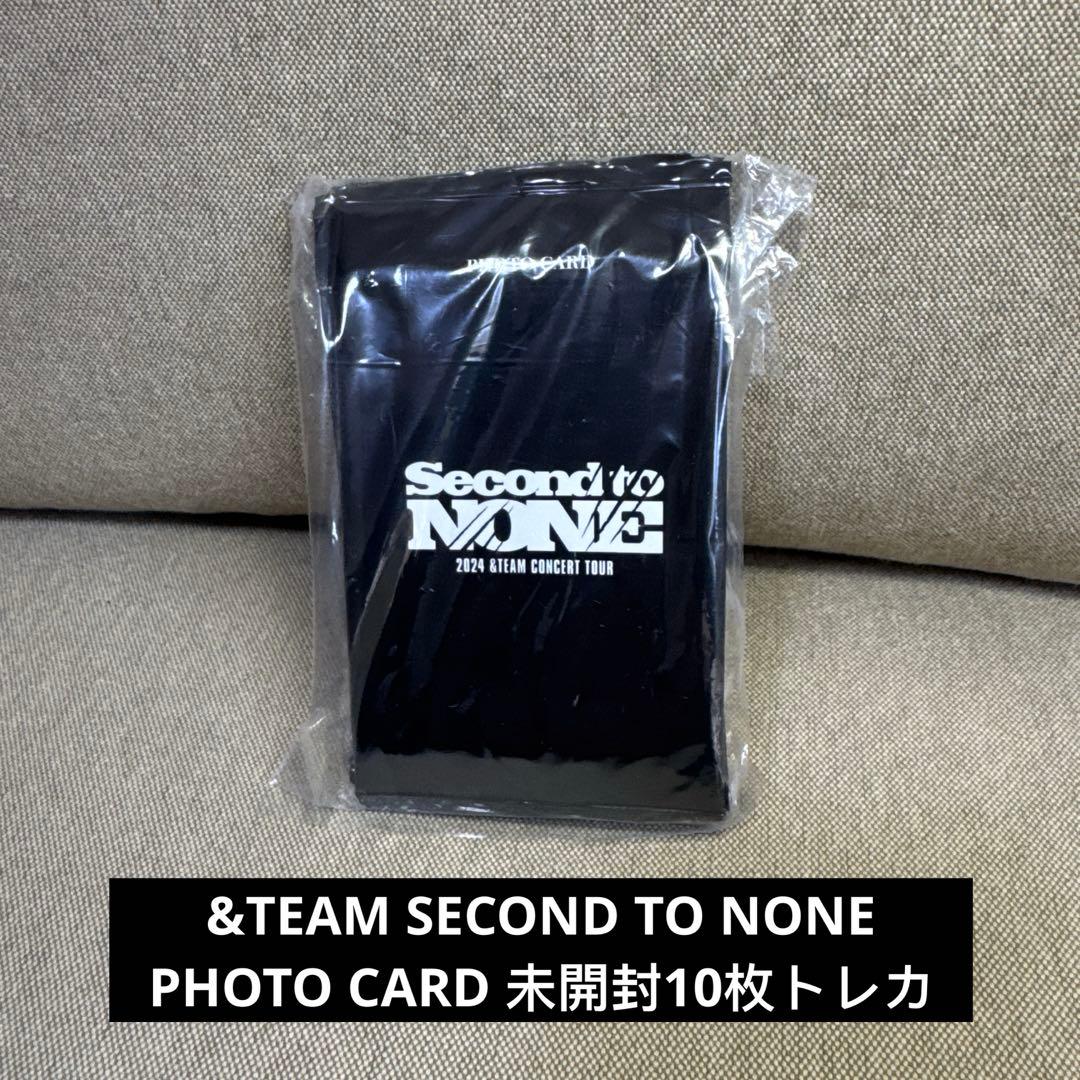 &TEAM SECOND TO NONE PHOTO CARD 未開封10枚