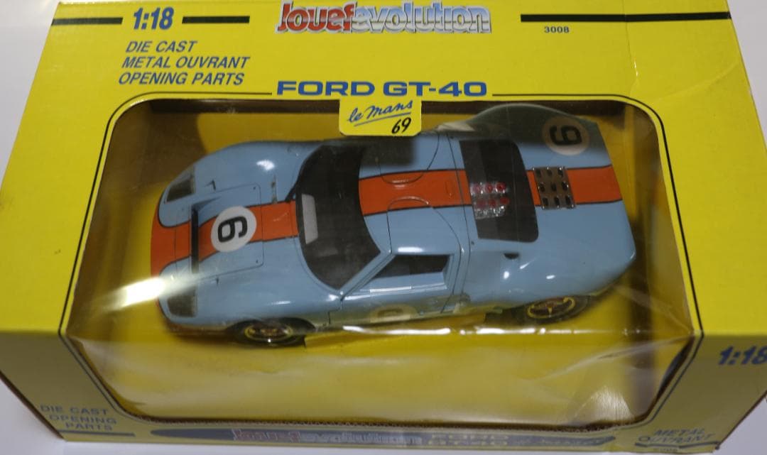 JOUEFエボリューション製 フォードＧＴ４０ 　１９６９ル・マン優勝　1/18