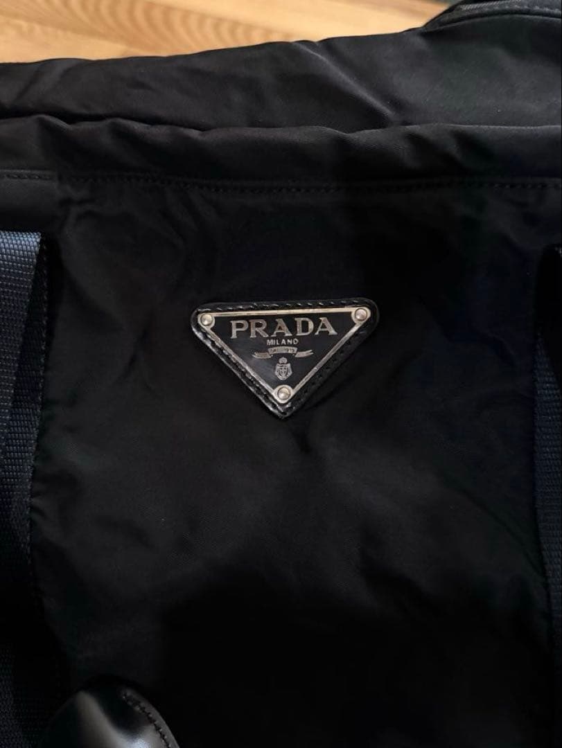 Prada プラダ　ボストンバッグ　黒　大容量