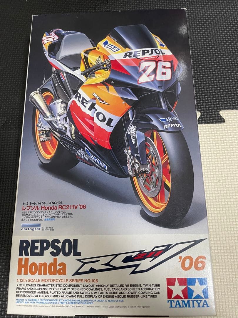 1/12 Honda RC211V '06 フロントフォークセット×3