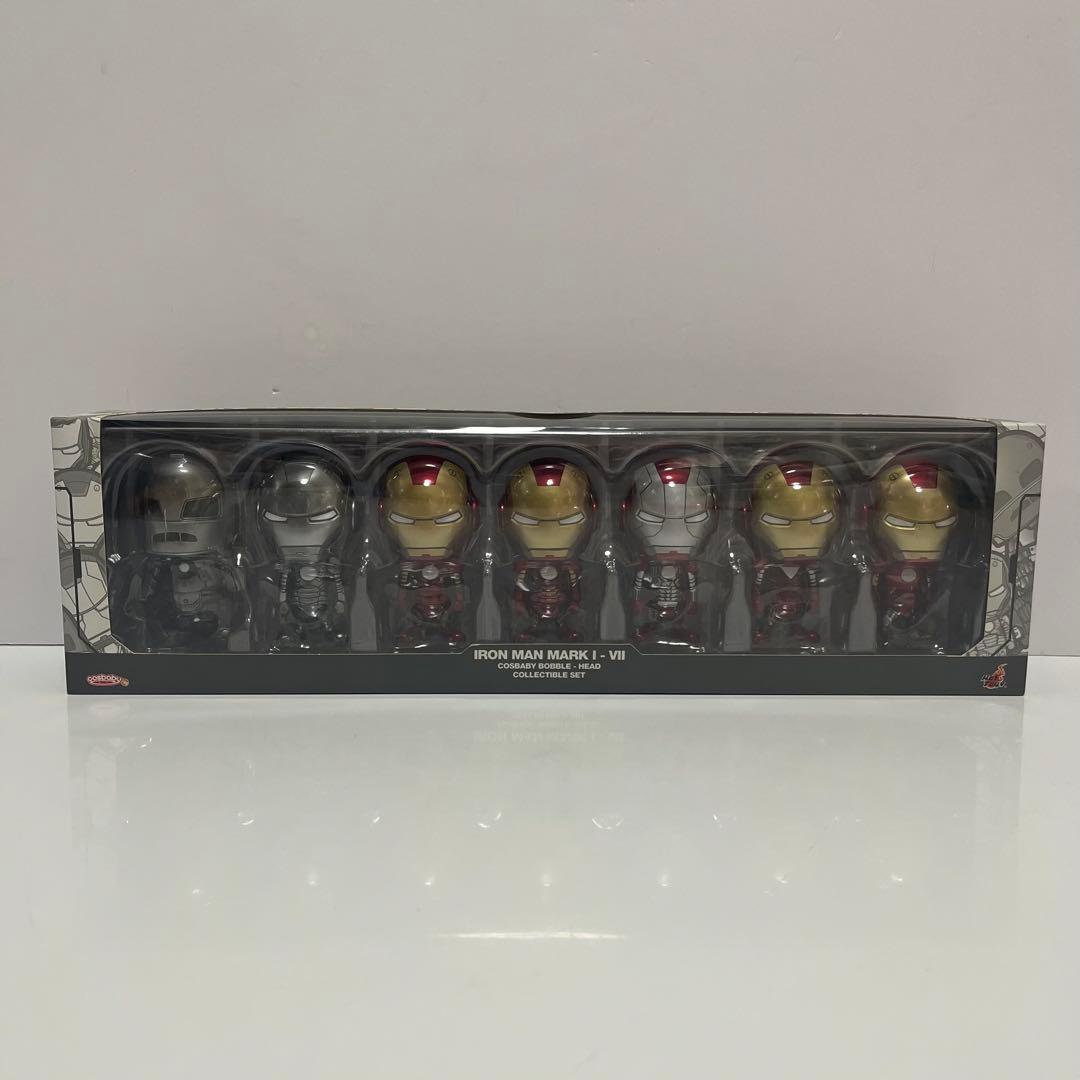 未開封 コスベイビー アイアンマン・マーク1~7 7体セット ボブルヘッド S