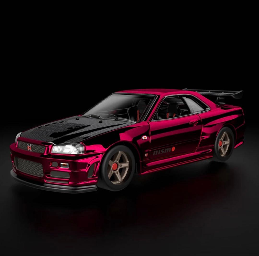 ミニカー Hotwheels Nissan Skyline GT-R (BNR34)