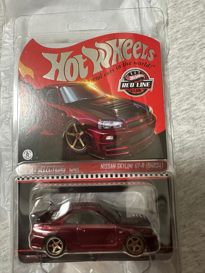 ミニカー Hotwheels Nissan Skyline GT-R (BNR34)