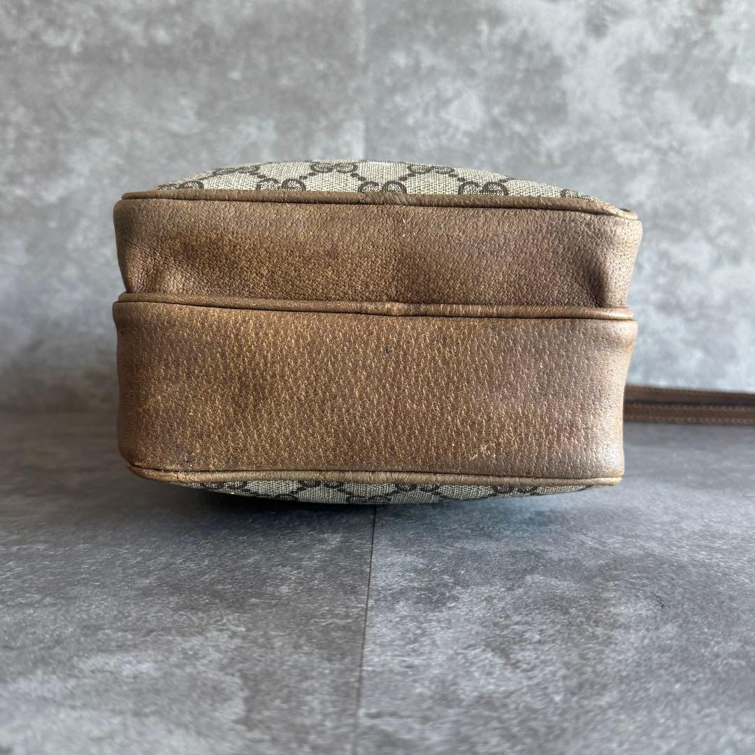 ⭐️グッチ⭐️オールドグッチ GGプラス ショルダーバッグ 縦型 ベージュ