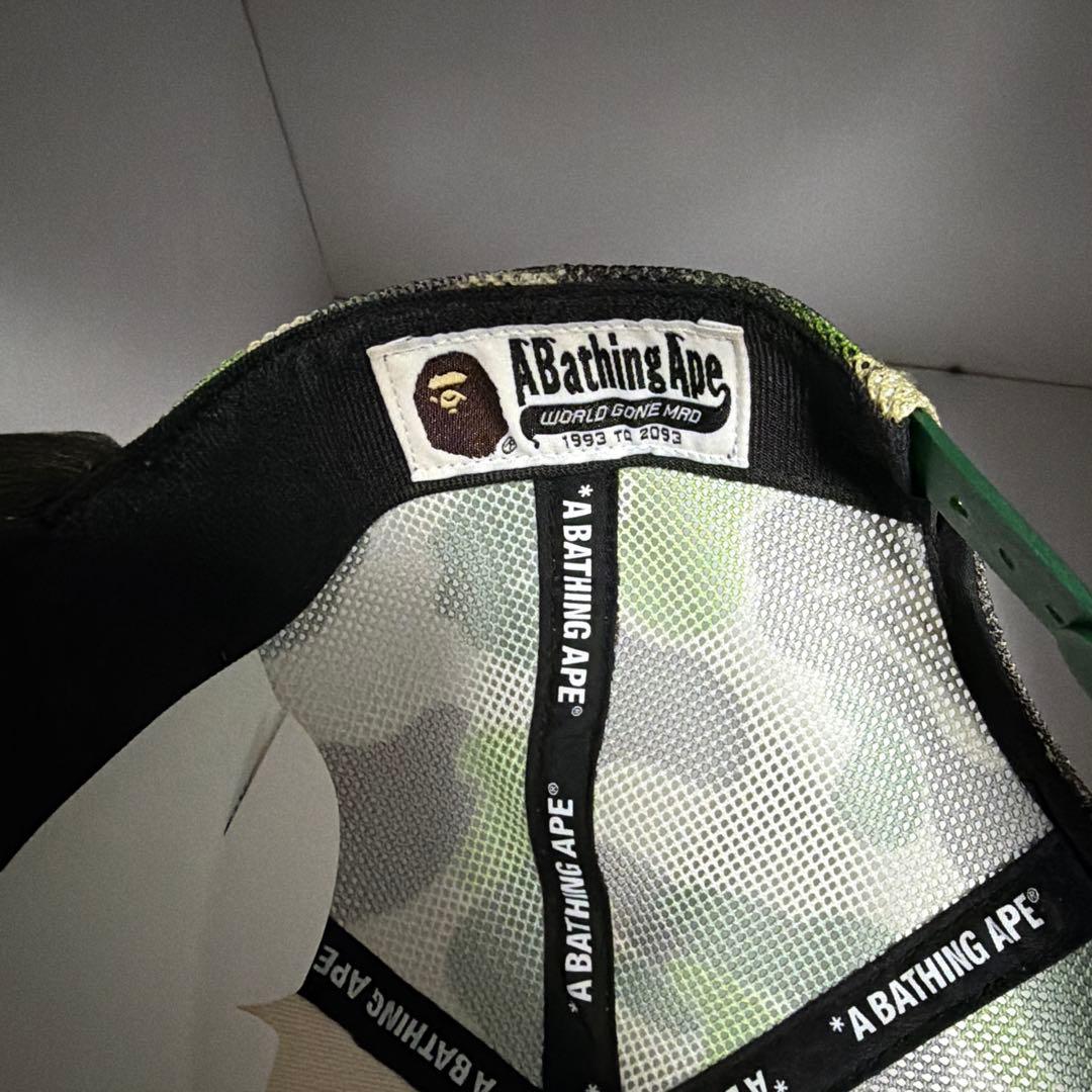 A BATHING APE カモフラージュキャップ