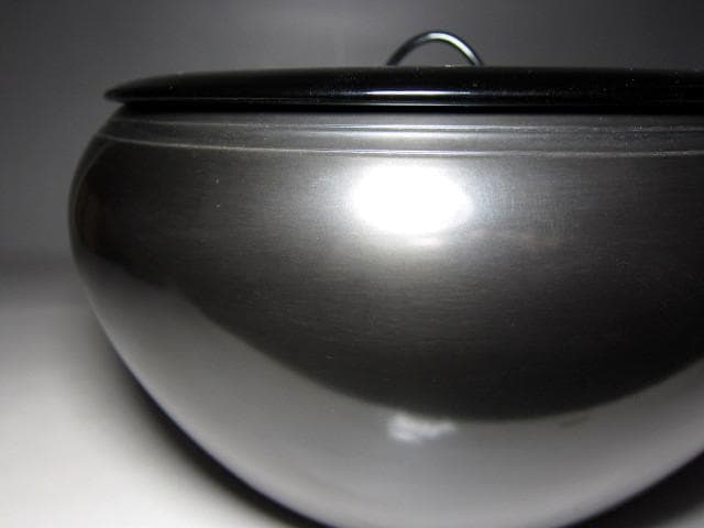 高井陵雲 さはり銅水指 堀内流十二代 兼中斎 宗完花押　　　　　　v974