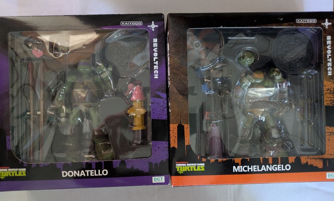 M*X様 海洋堂　リボルテック タートルズ　ドナテロ ミケランジェロ 2体セット