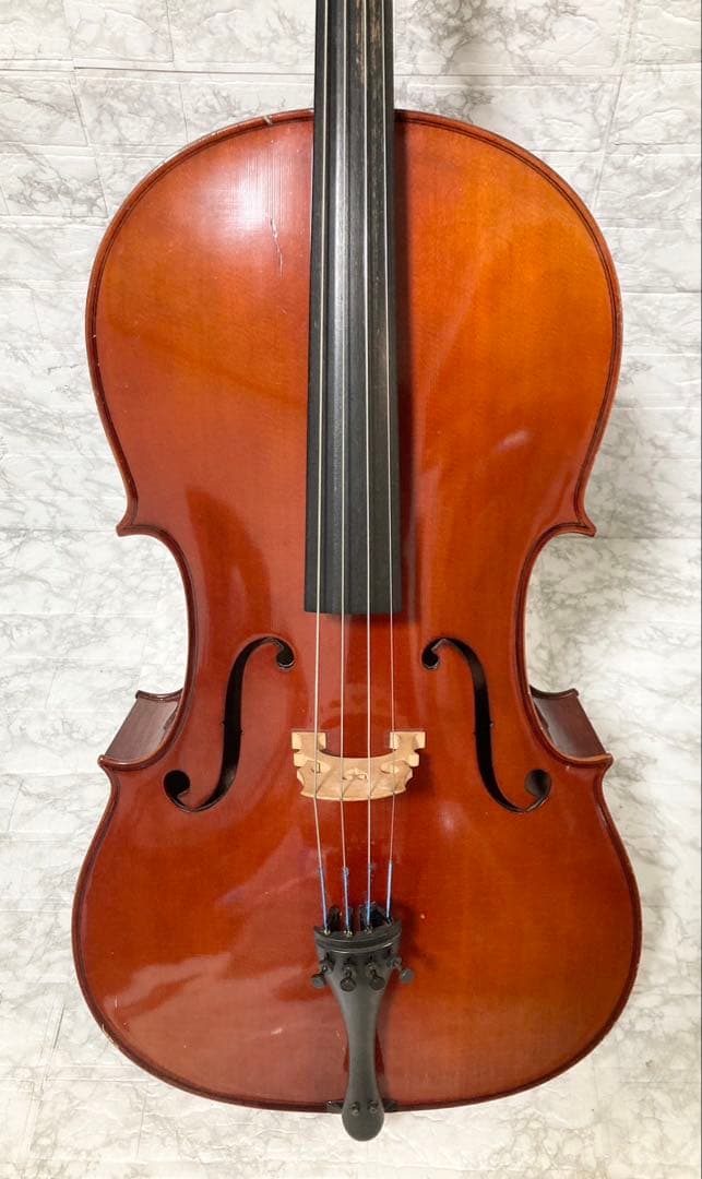 【ヴィンテージ】SUZUKI 虎杢 高級チェロ No.72 4/4 1974年製