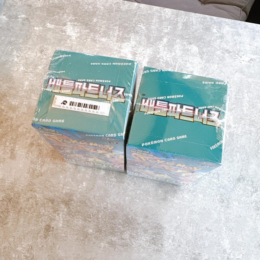 最終値下げ【韓国語】ポケモンカード バトルパートナーズ 5BOX シュリンク付き