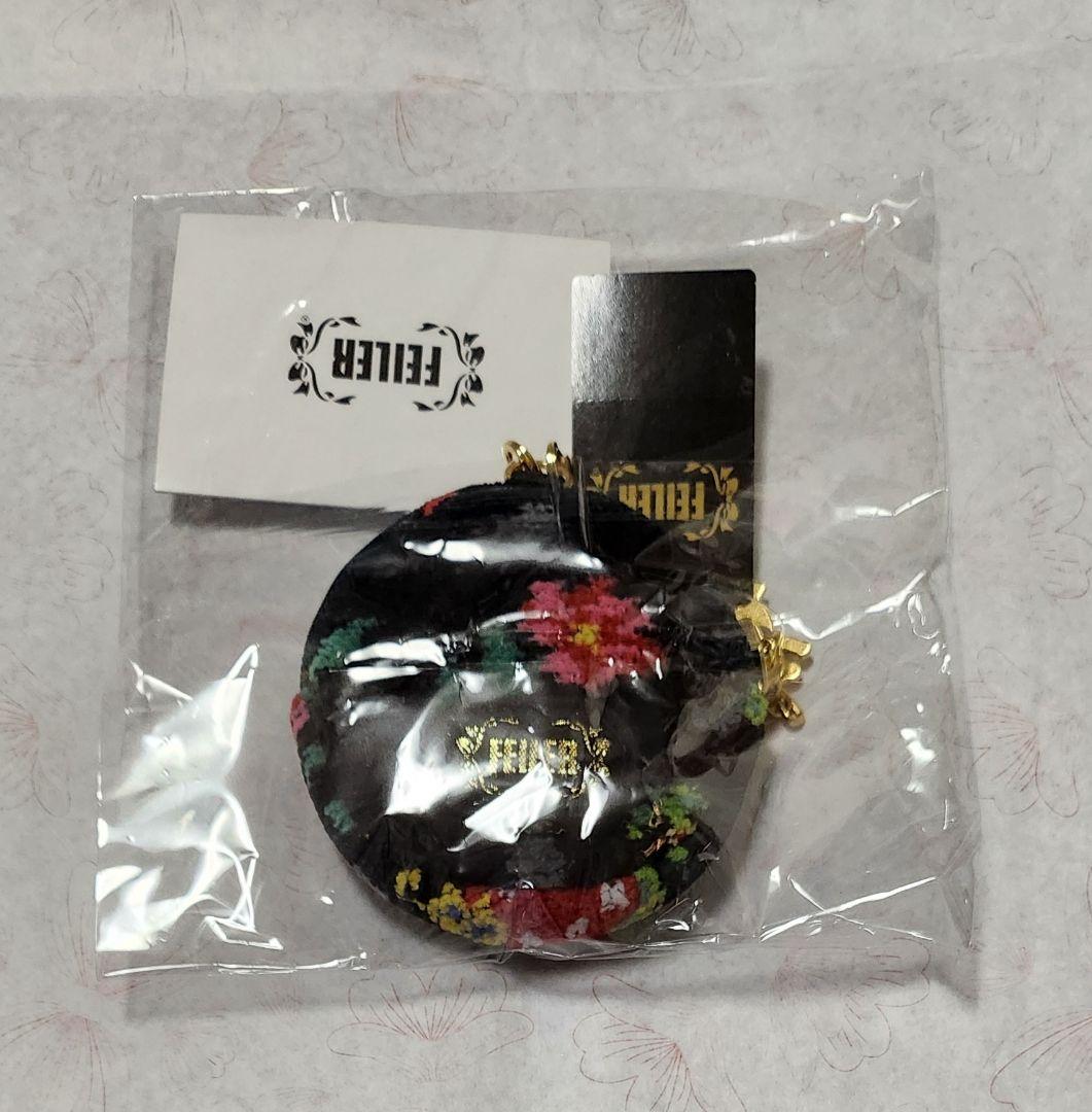 ハイジドット　チャームポーチ　ブラック