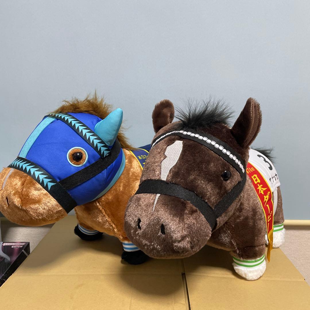 ナムコ　ウオッカ＆ダイワスカーレット➂ サラブレッドコレクションふわふわBIG