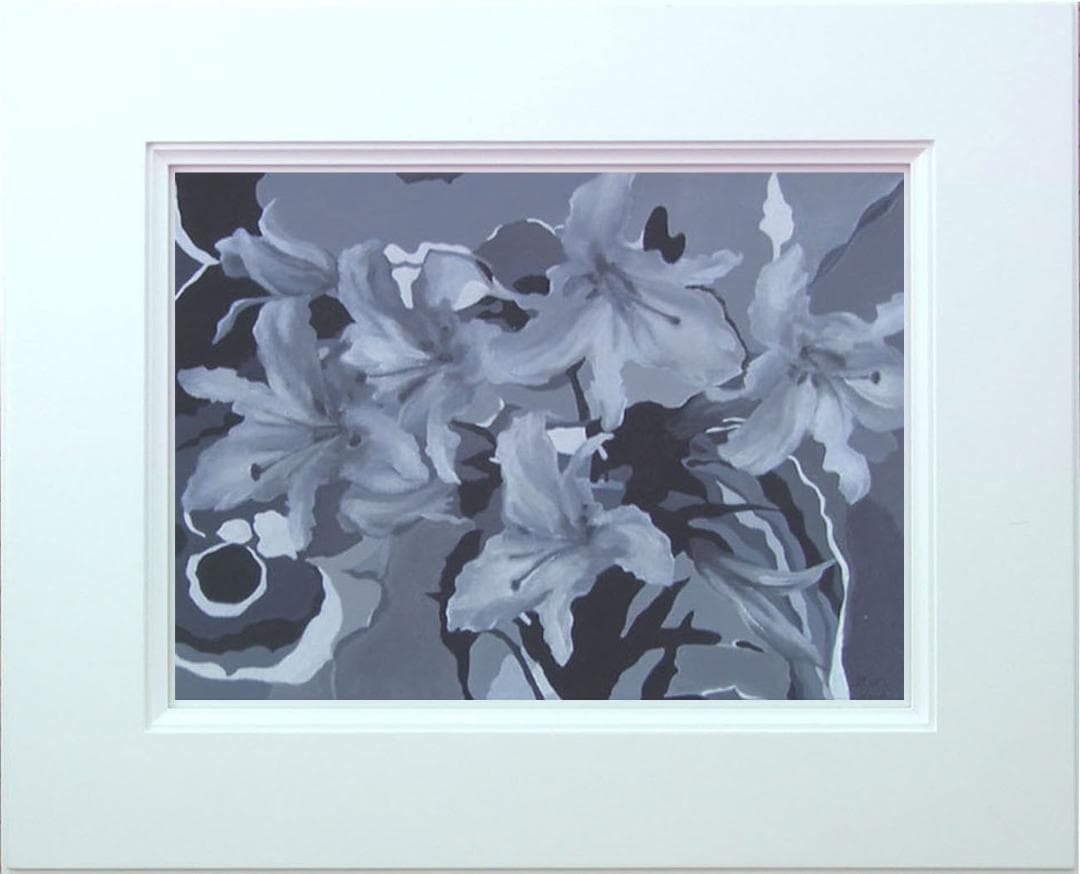 油絵 菅家令子 絵 絵画 インテリア uF6-070101 花